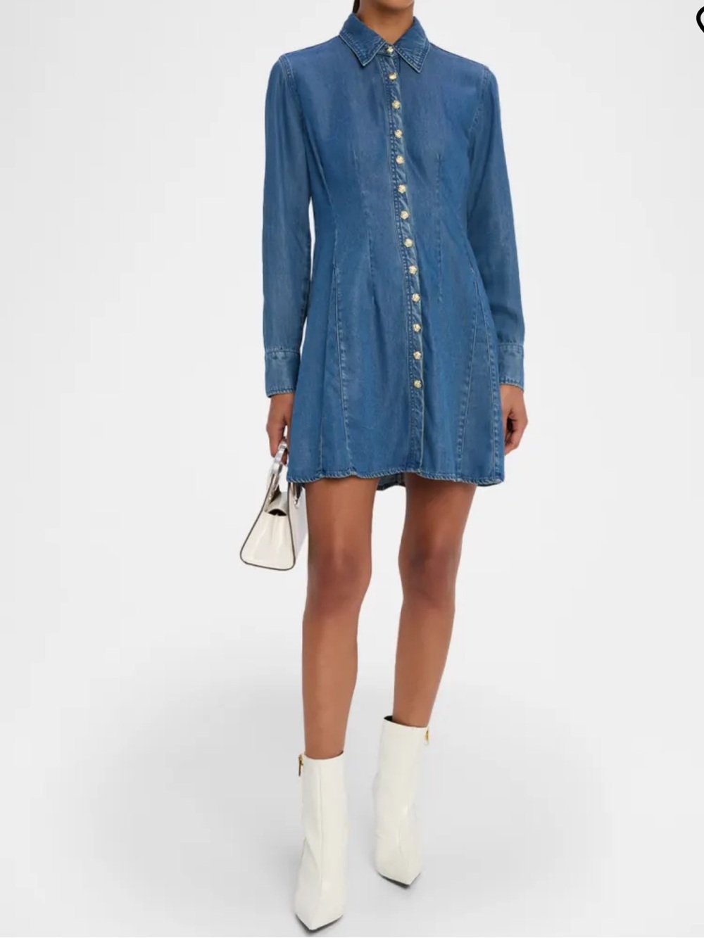 GENERATION LOVE Denim Shirt Dress -